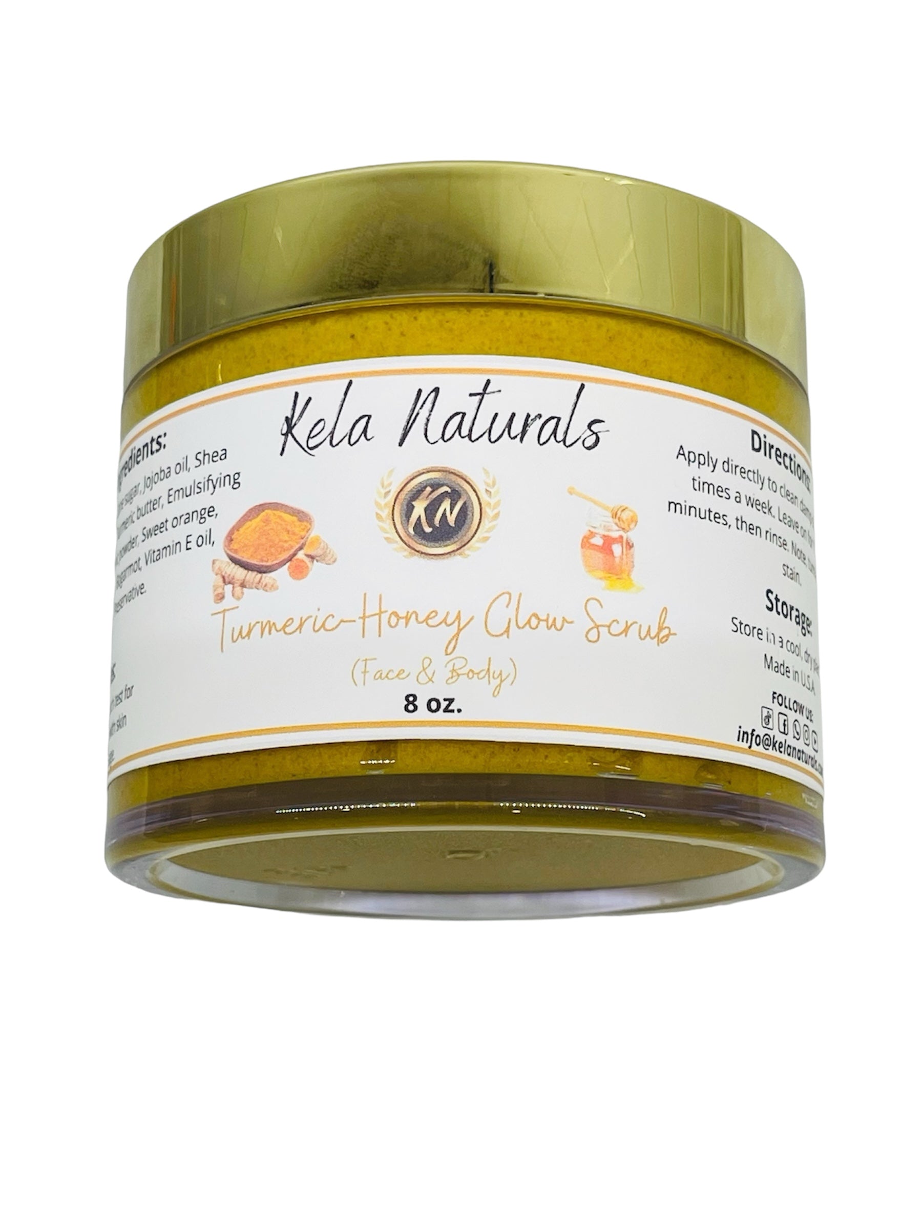 Turmeric Honey Glow Scrub(Face & Body)