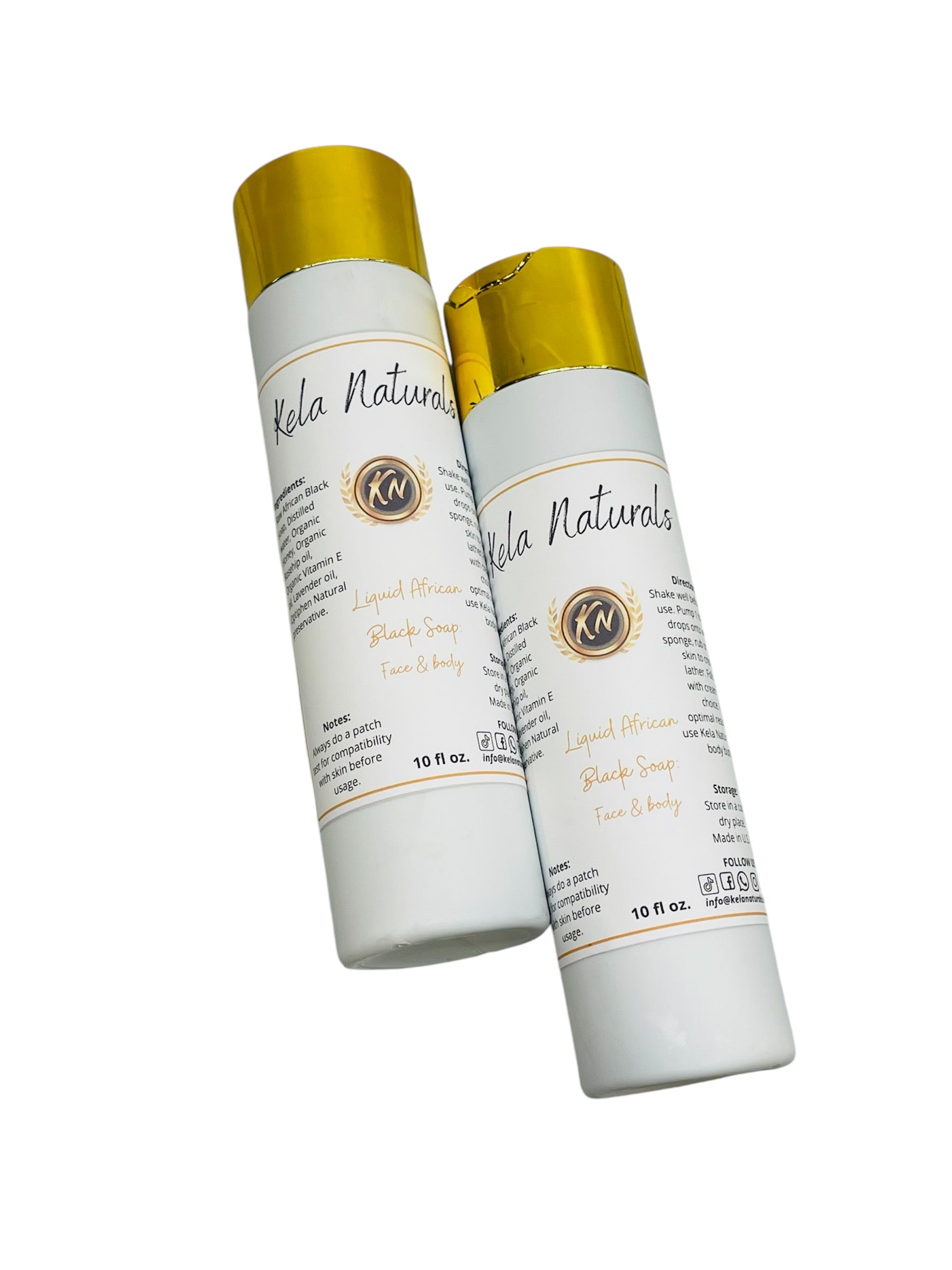 Liquid African Black Soap(Head to Toe)