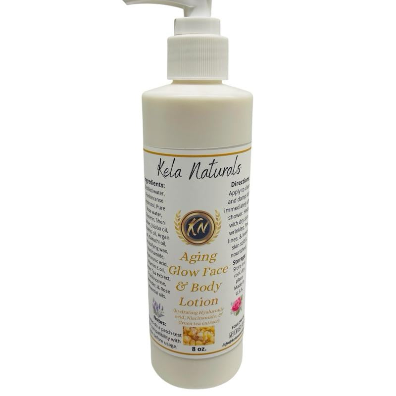 Body lotion Face and Body For Soft Glowing Skin Hyaluronic Acid,Niacinamide,Green Tea Extract and Bakuchiol Rose Lavender