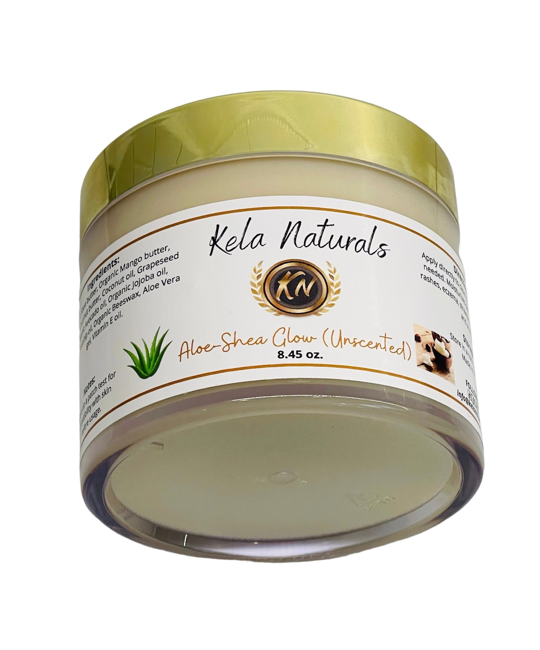 Aloe Shea Glow Body Butter (Unscented/fragrance-free)