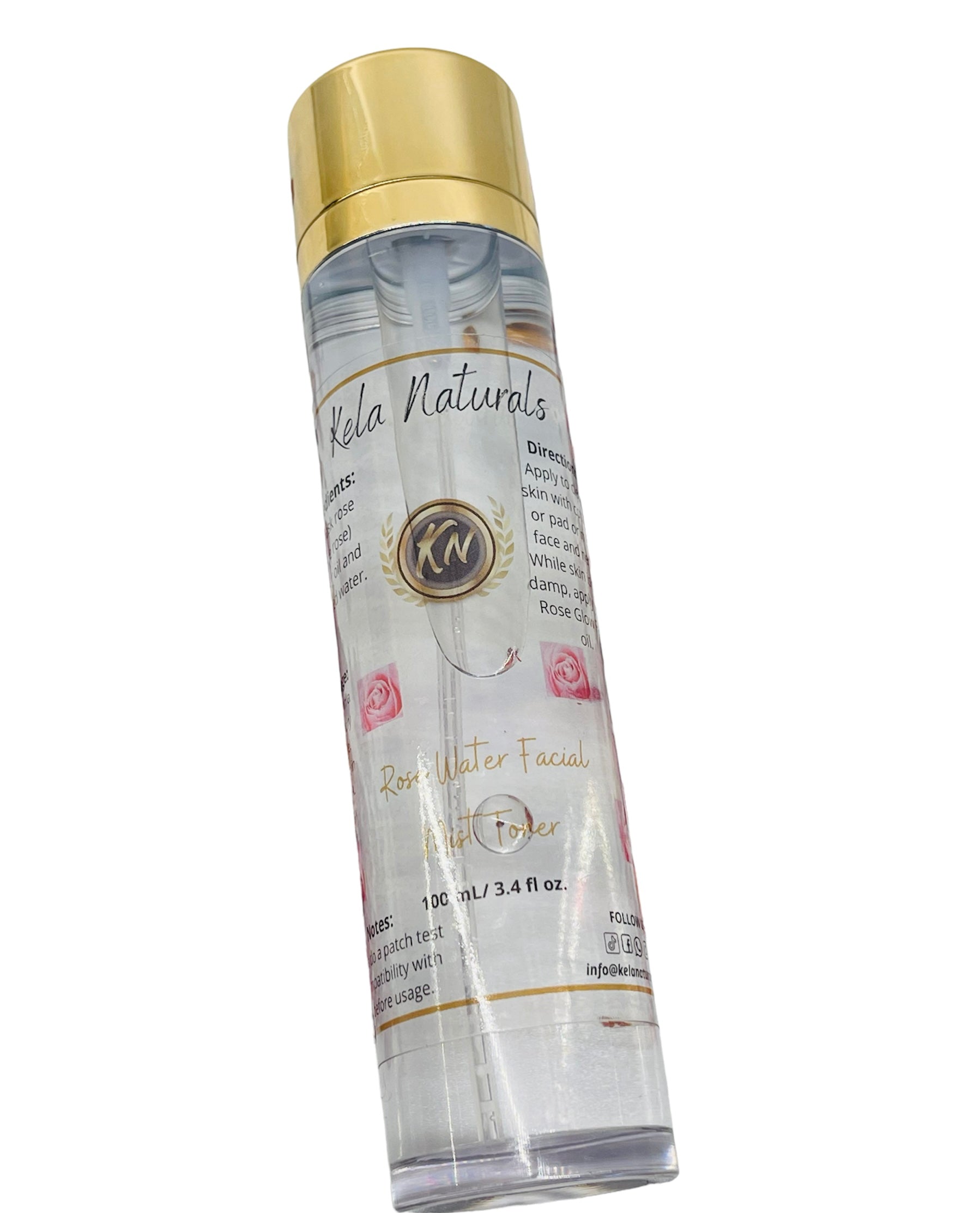 Rose Water Facial Mist Toner