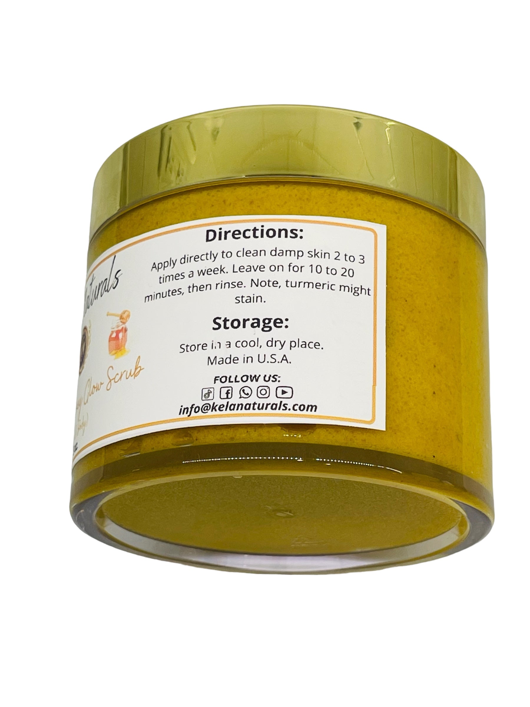 Turmeric Honey Glow Scrub(Face & Body)