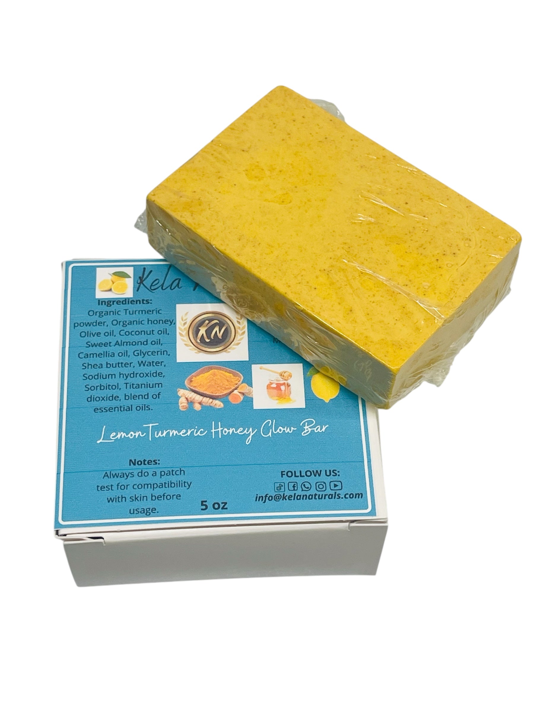 Lemon Turmeric and Honey Glow Soap