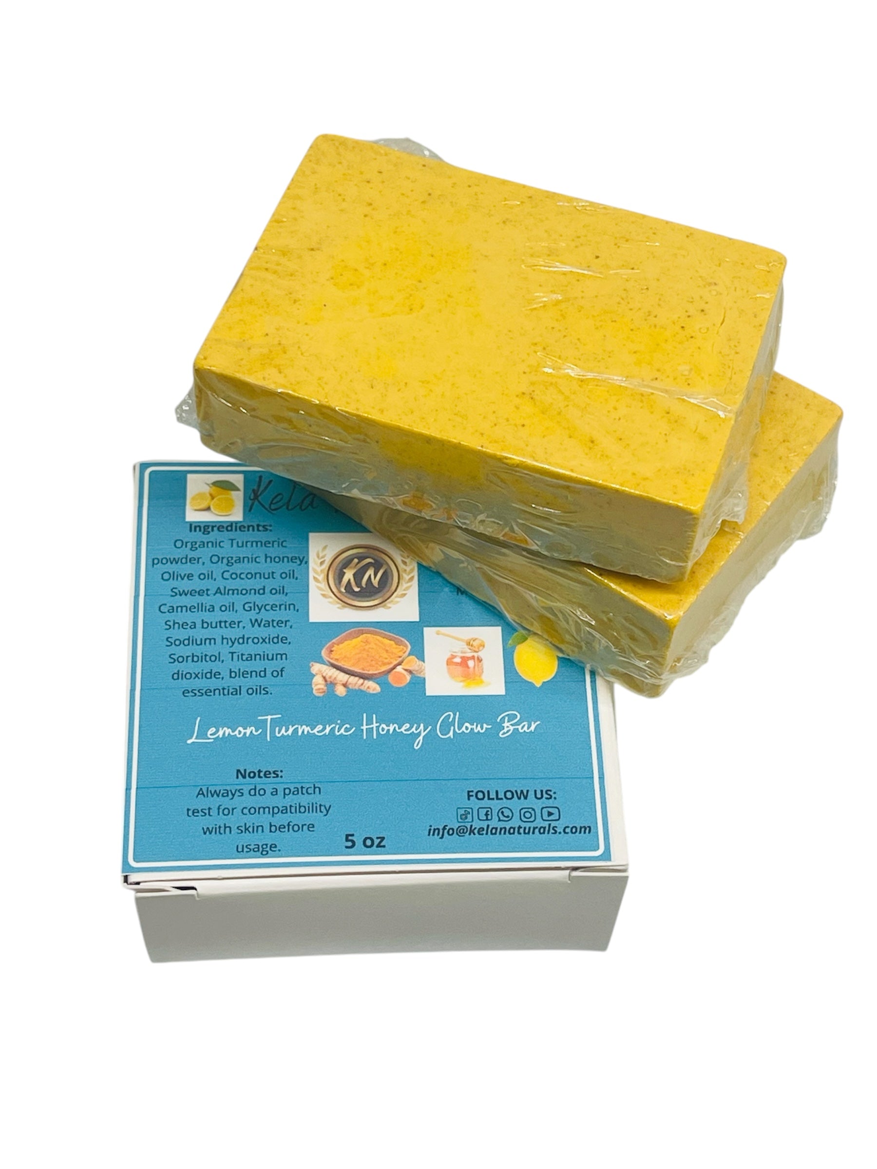 Lemon Turmeric and Honey Glow Soap