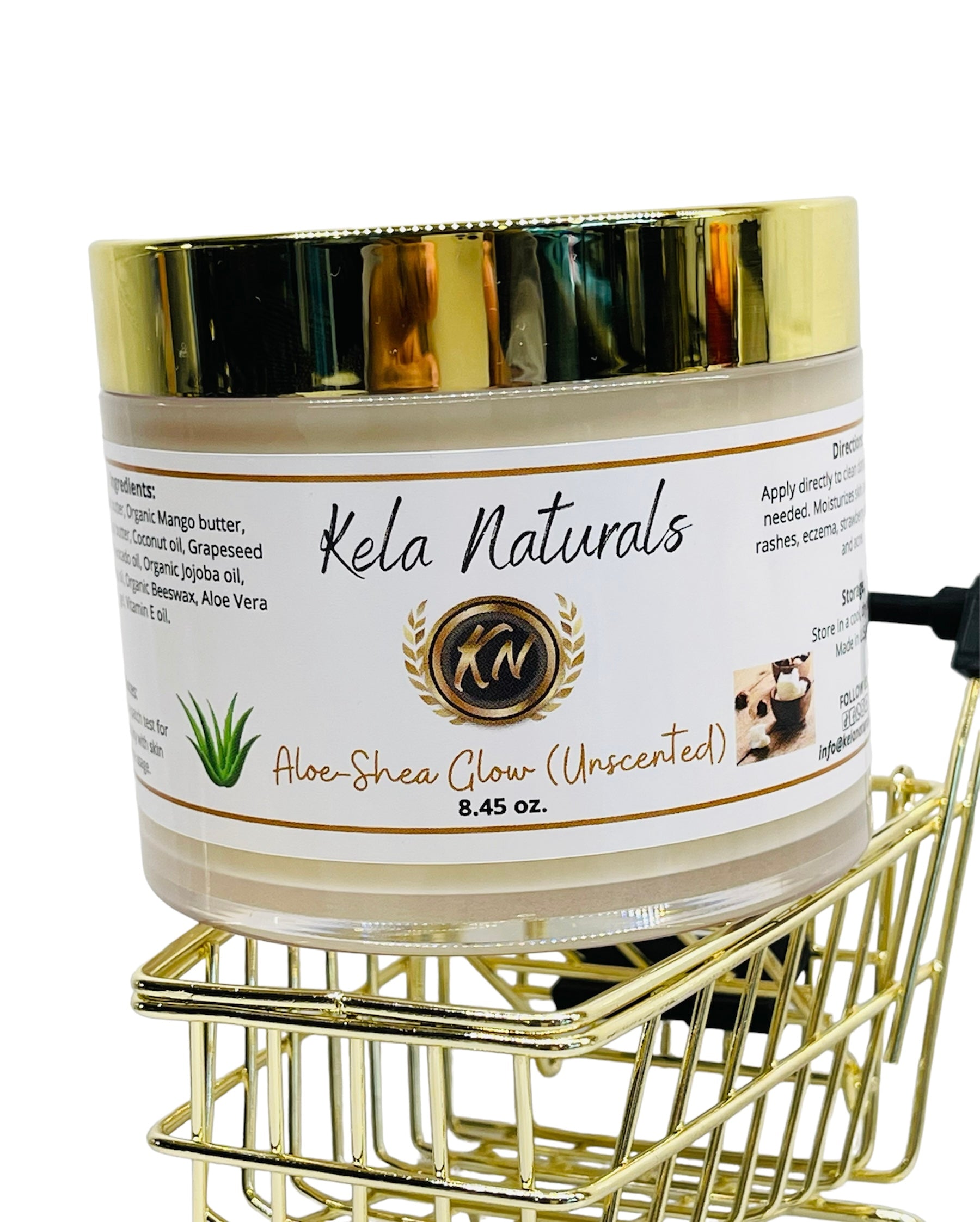 Aloe Shea Glow Body Butter (Unscented/fragrance-free)