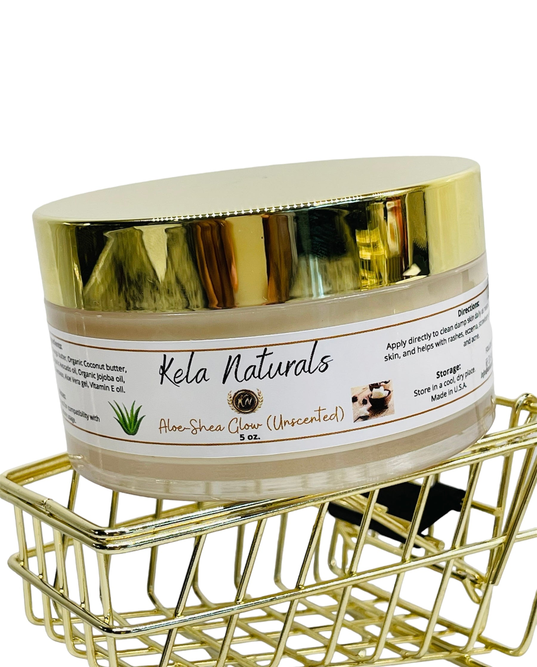Aloe Shea Glow Body Butter (Unscented/fragrance-free)