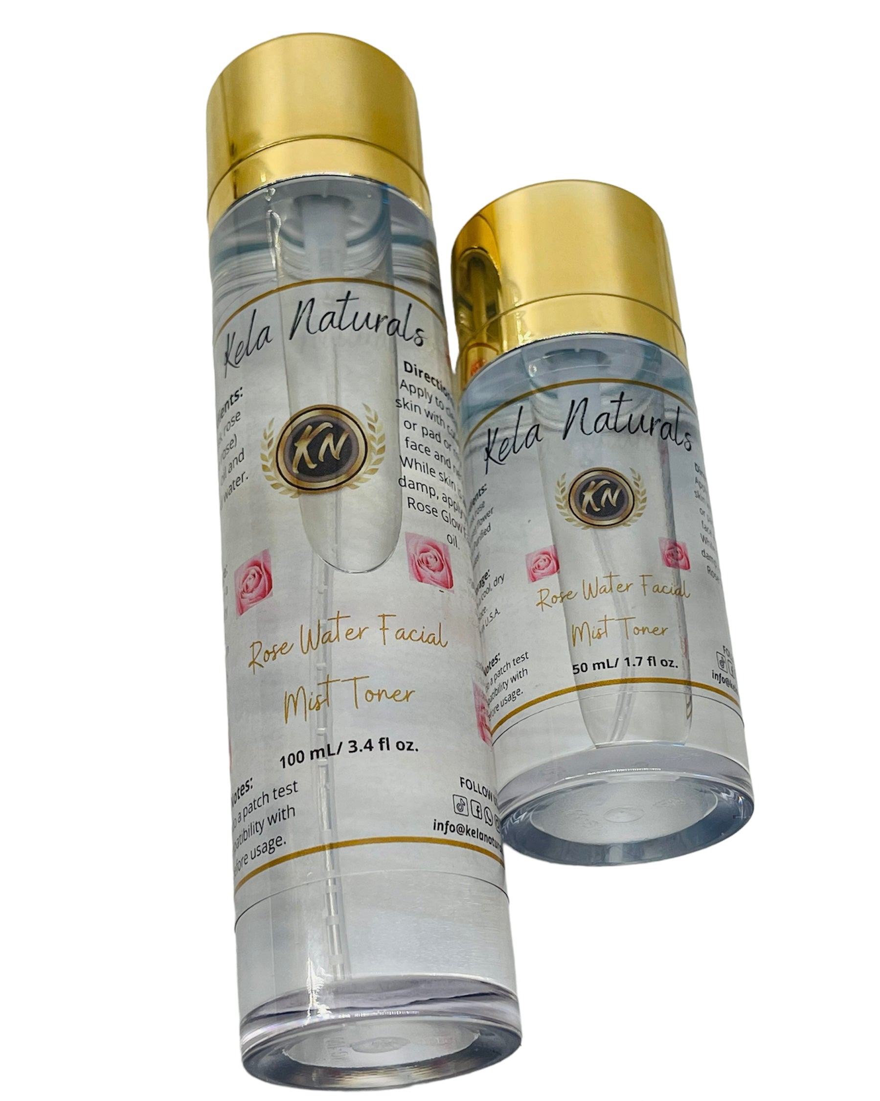 Rose Water Facial Mist Toner