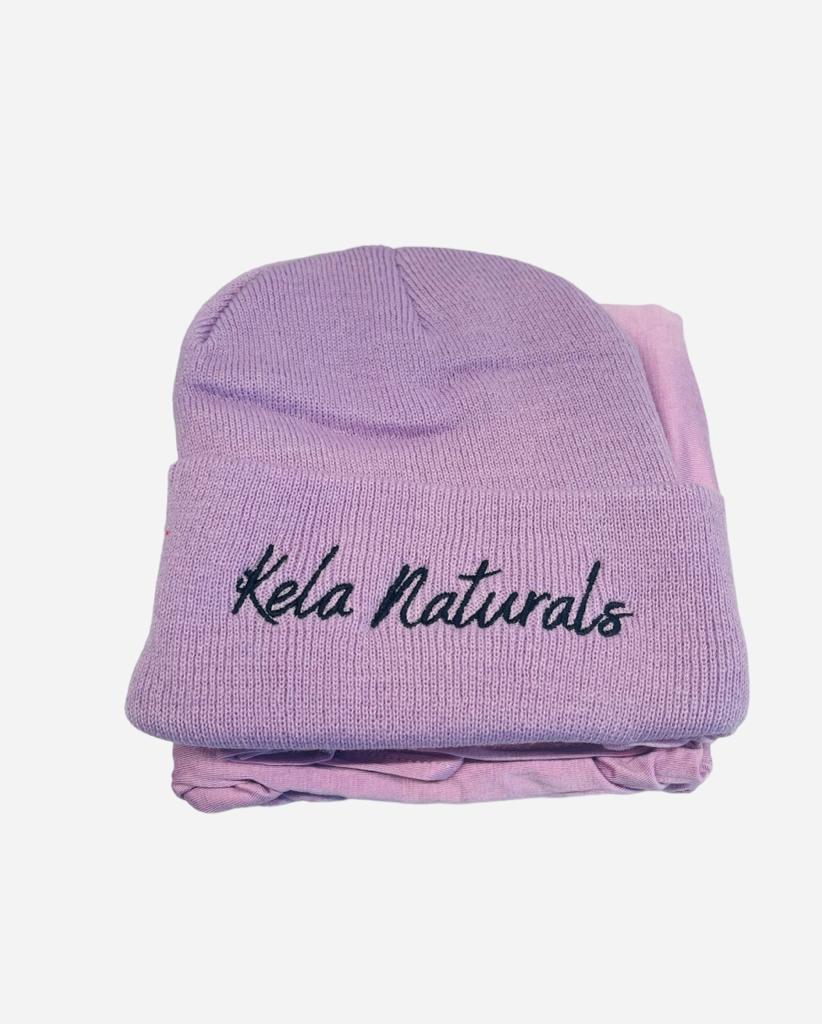 Cotton Jersey Hijab with Wool Hat.