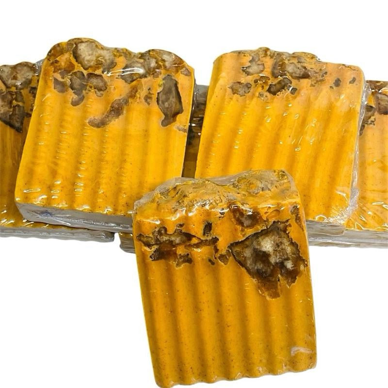 Turmeric Black Soap face and body bar soap helps with acne and dark spots