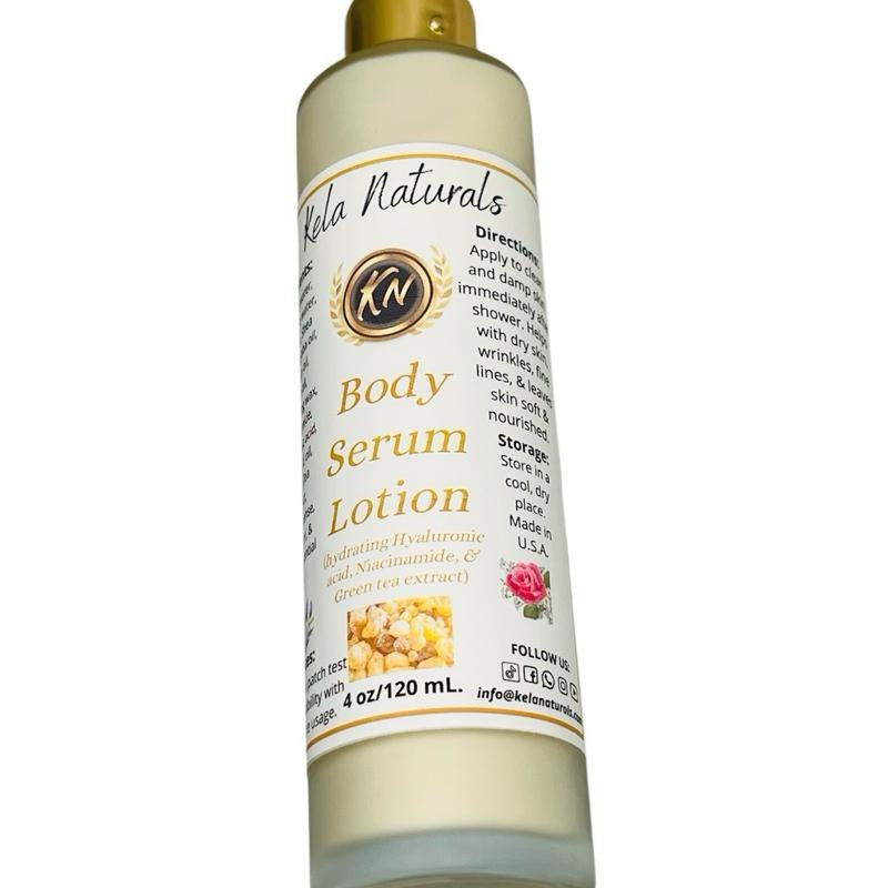 Body Serum lotion for Soft Glowing Skin Hyaluronic Aloe Vera,Acid,Niacinamide,Green Tea Extract and Shea butter