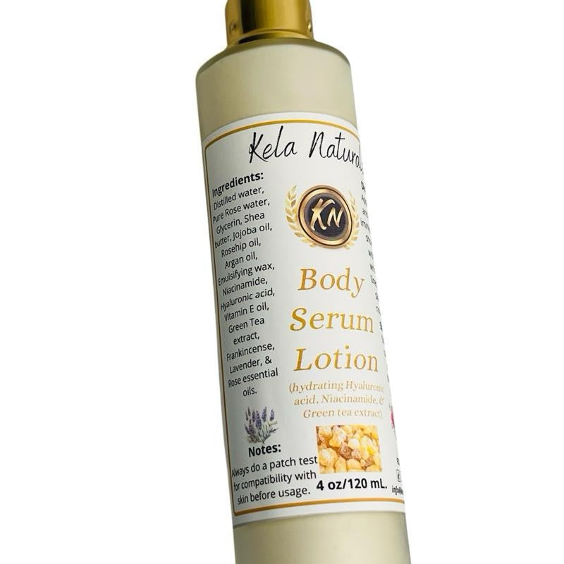 Body Serum lotion for Soft Glowing Skin Hyaluronic Aloe Vera,Acid,Niacinamide,Green Tea Extract and Shea butter