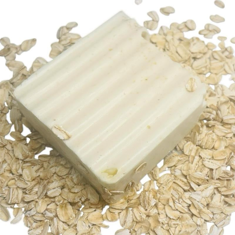 Oatmeal Milk Honey Aloe Vera Eczema Relief Face and Body Cleansing Bar Soap Fragrance Free