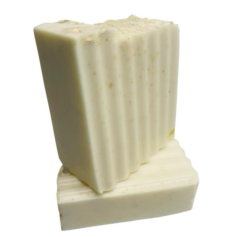 Oatmeal Milk Honey Aloe Vera Eczema Relief Face and Body Cleansing Bar Soap Fragrance Free
