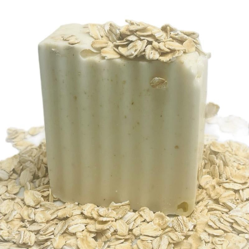 Oatmeal Milk Honey Aloe Vera Eczema Relief Face and Body Cleansing Bar Soap Fragrance Free