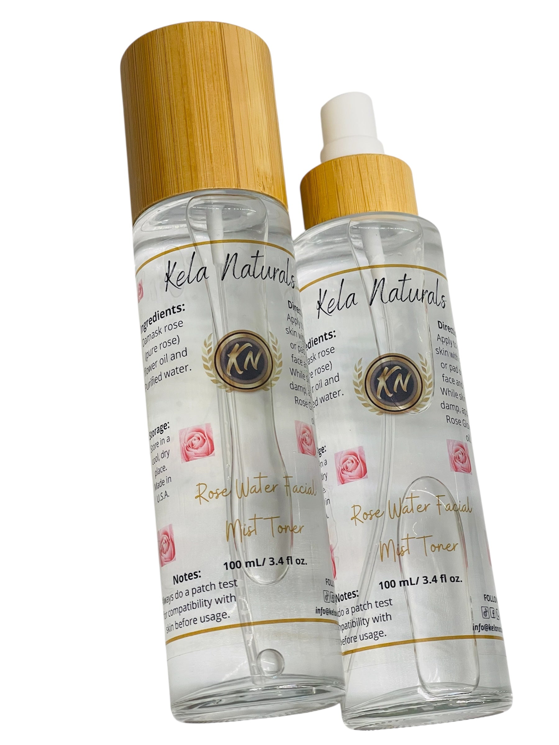 Rose Water Facial Mist Toner