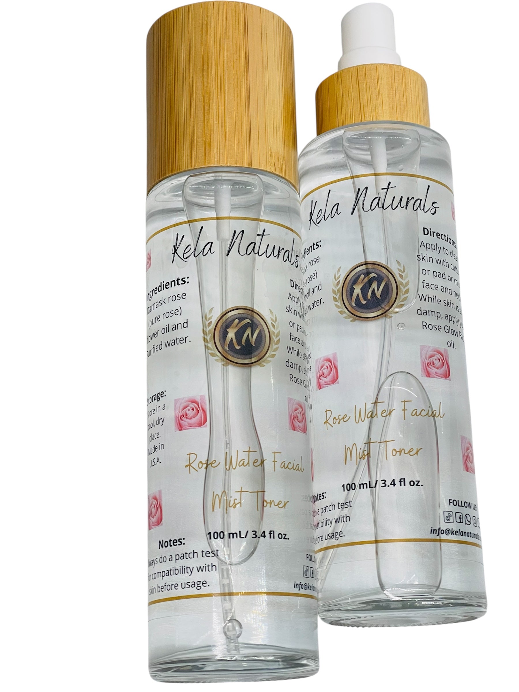 Rose Water Facial Mist Toner