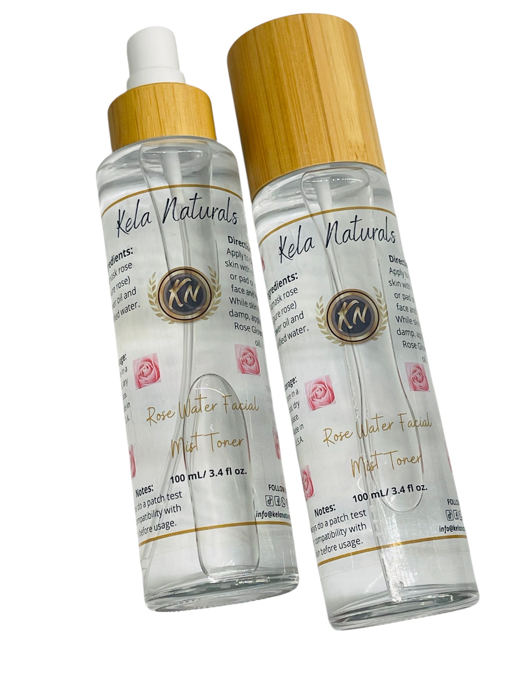 Rose Water Facial Mist Toner